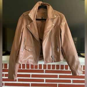Pinkish/nude leather jacket